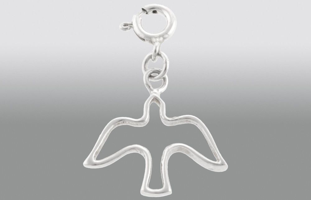 Tradition Charms Sterling Silver Dove Charm