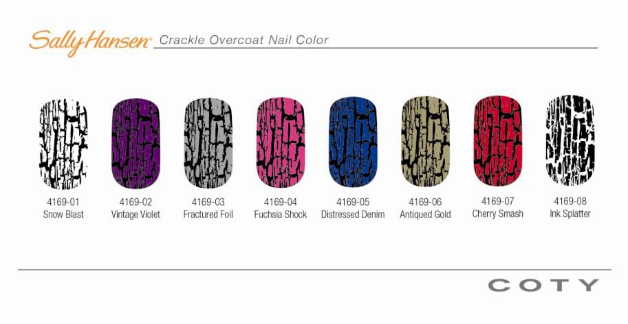Sally Hansen Crackle Overcoat Nail Polish