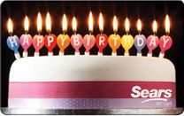 Birthday Candles Gift Card