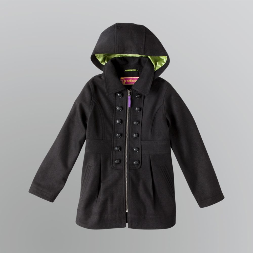 Dollhouse Girl's Skirted Dress Coat