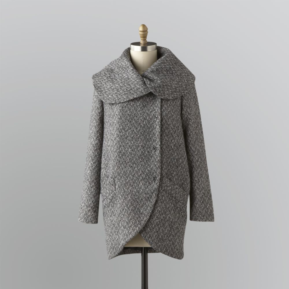 UK Style by French Connection Women's Cocoon Coat