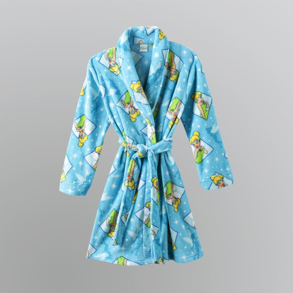 Disney Fairies Tinker Bell Girl's Fleece Robe 