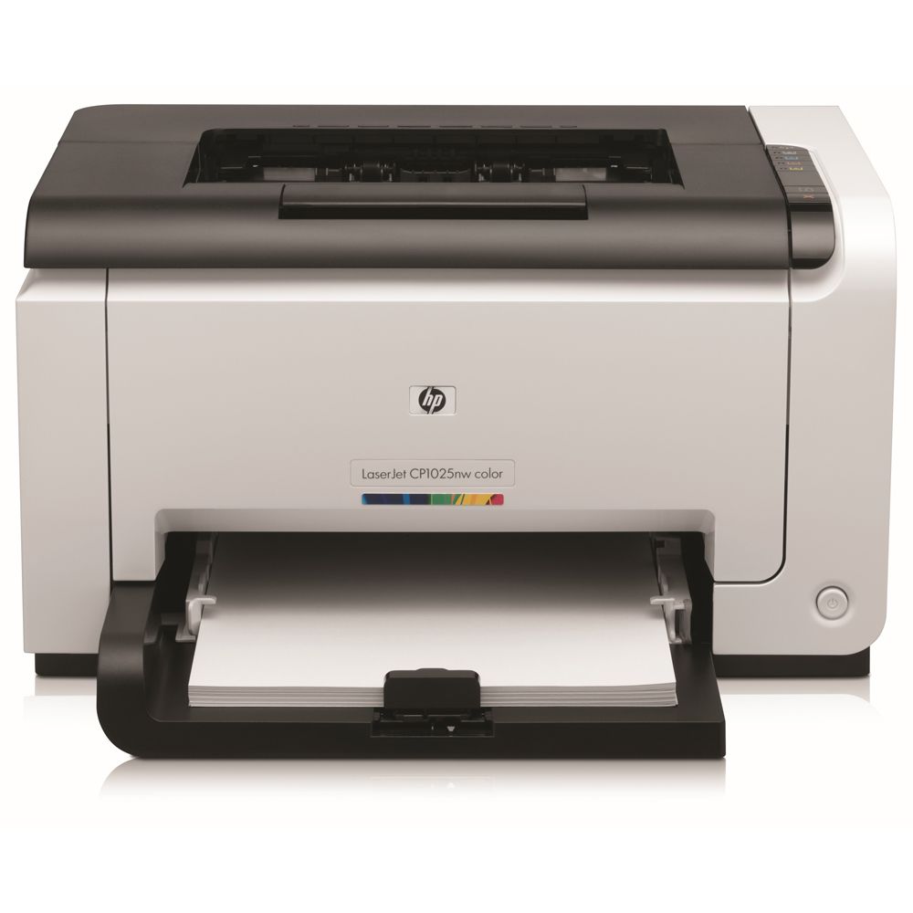 Personal Color Laser Printers on Hewlett Packard Color Laserjet Cp1025nw Printer  Remanufactured