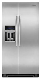 KitchenAid 23.9 cu. ft. Counter-Depth Side-by-Side Refrigerator - Stainless Steel ENERGY STAR® at Sears.com
