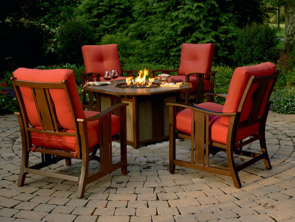 Wessington 5 Pc. Firepit Chat Set