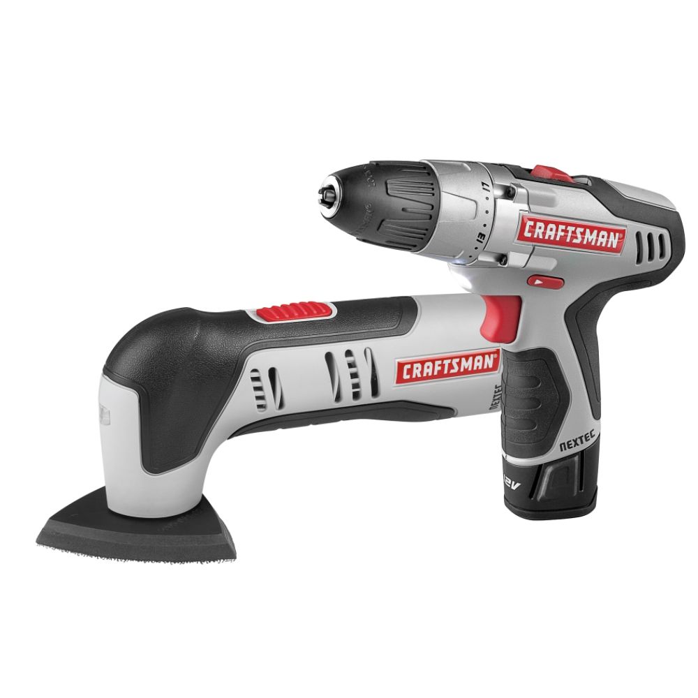 Craftsman Nextec 12V Drill/Driver + Multitool/Sander/grinder + Lithium