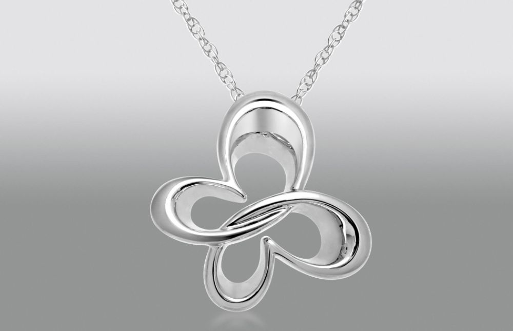 True Harmony Sterling Silver Butterfly Pendant with Emerald Accent at Sears.com