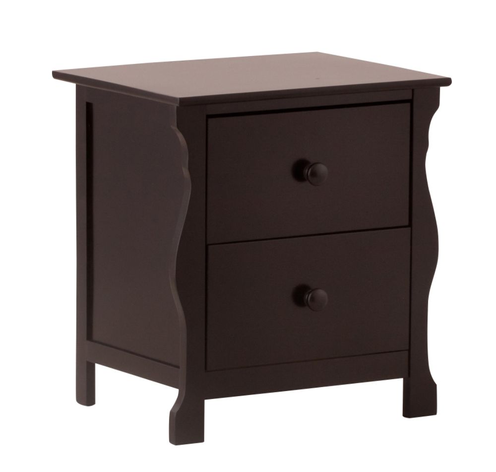 Stork Craft Carrara Night Table - Black