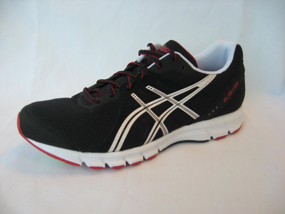 Asics Men's Running Shoe Rush 33 - Black/White/Red at Sears.com