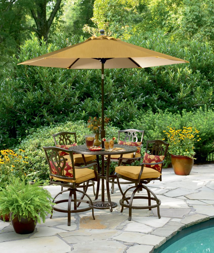 Country Living Highland 5 Pc. Balcony Height Dining Set with Light Table at Sears.com