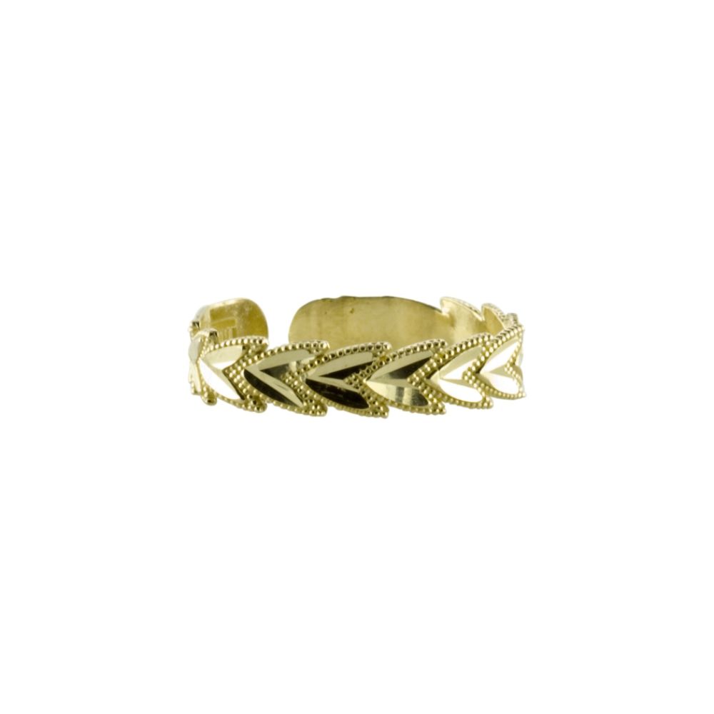 Diamond Cut Toe Ring In 10k Yellow Gold at Sears.com