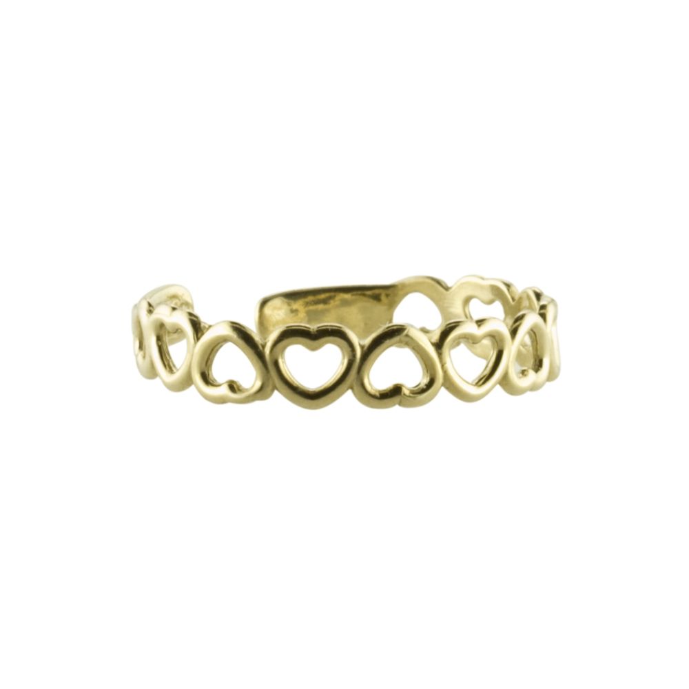 Open Heart Toe Ring In 10k Yellow Gold at Sears.com