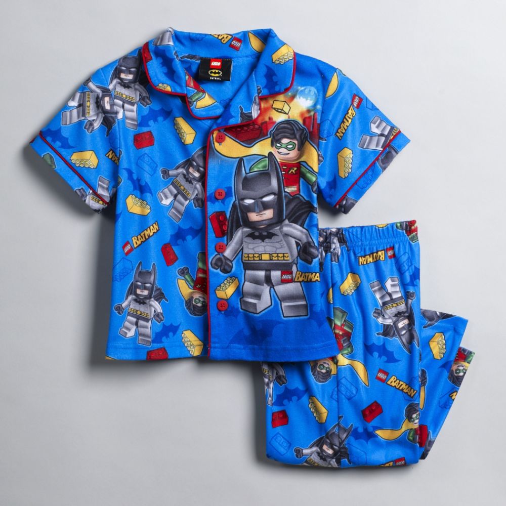 LEGO Infant and Toddler Boy's Two-Piece Coat Style Pajamas