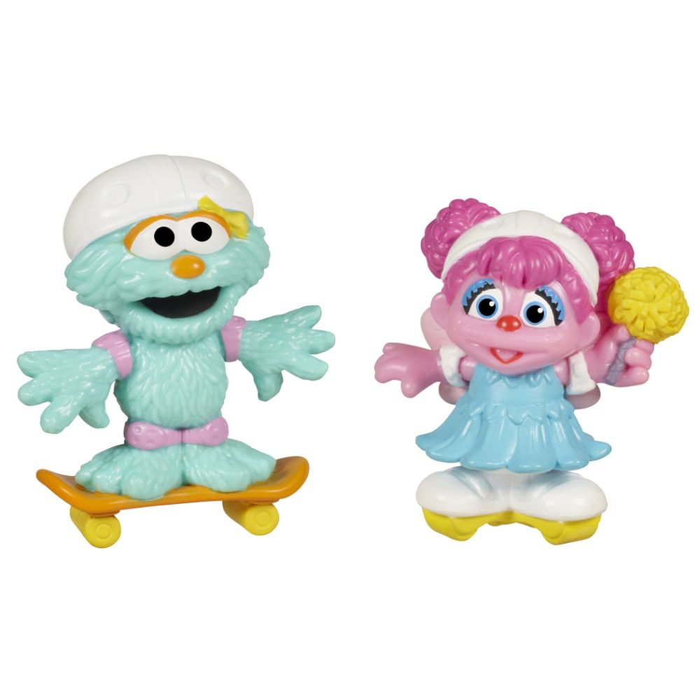 Sesame Street PLAYSKOOL * Skating Friends Abby Cadabby & Rosita 2-Pack