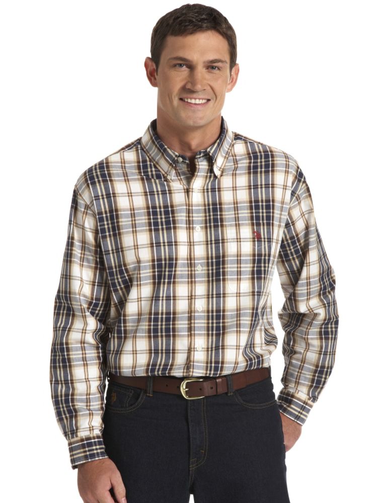 US Polo Assn. Woven Plaid Sport Shirt