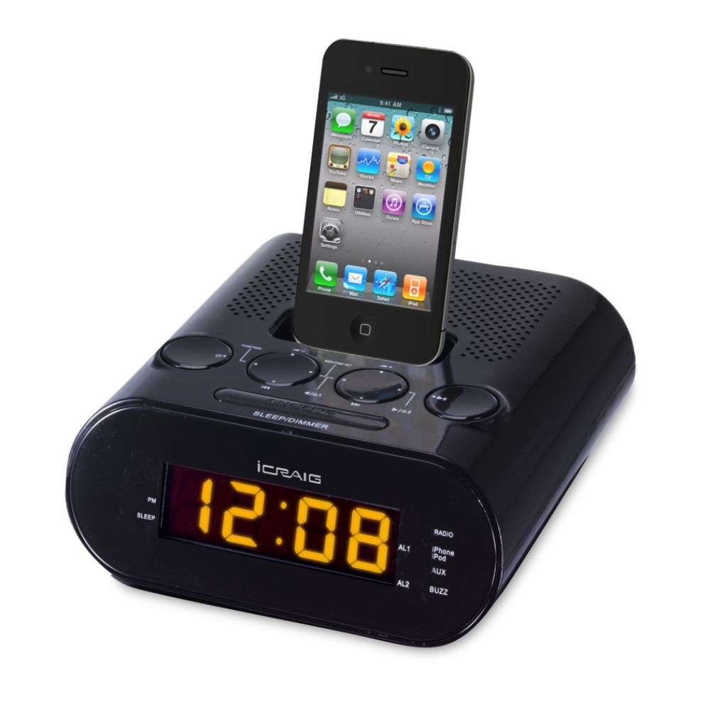Craig iCraig Dual Alarm Clock, Digital PLL FM