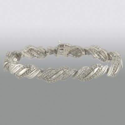 Sterling Silver 2.0 Cttw Diamond Bracelet, 7.25" at Sears.com