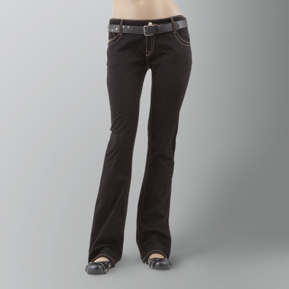 Southpole Junior Girl's Black Bootcut Jeans