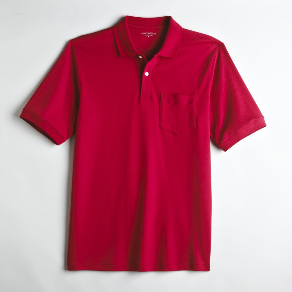 Covington Short Sleeve Interlock Polo