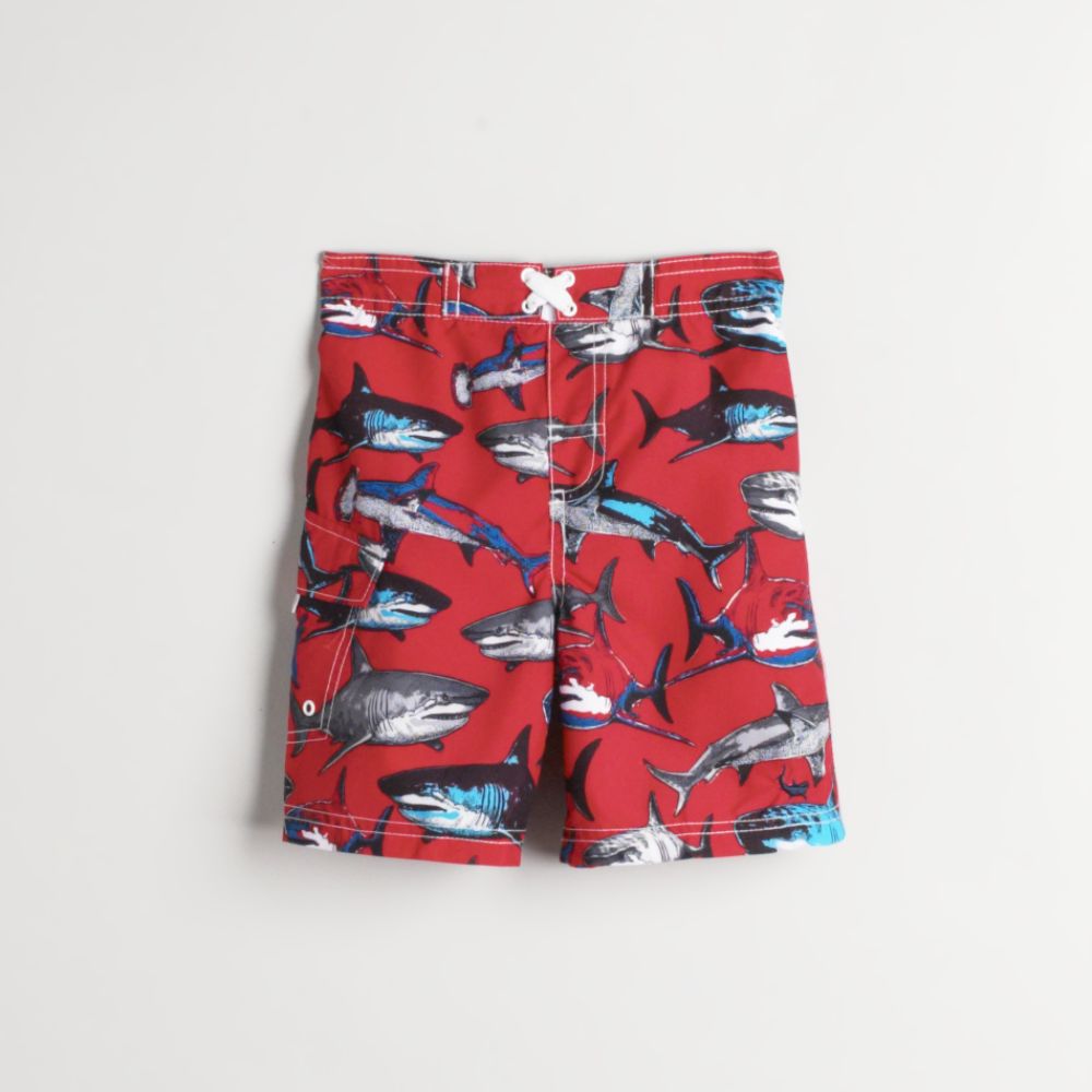 Joe Boxer Toddler Boy's Shark Print Swim Trunks
