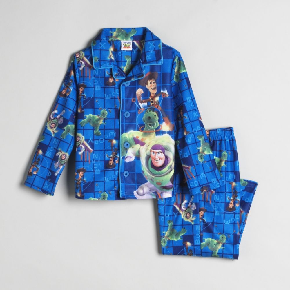 Disney Infant and Toddler Boys Two-Piece Toy Story Long-Sleeved Pajamas