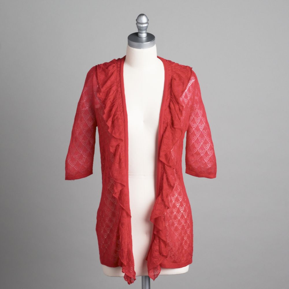 Covington Women's Petite Pointelle Cardigan at Kmart.com