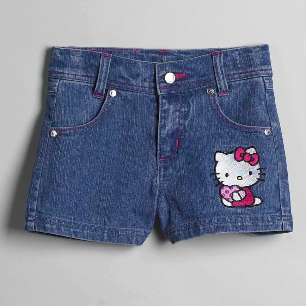 Hello Kitty Girl's Denim Shorts