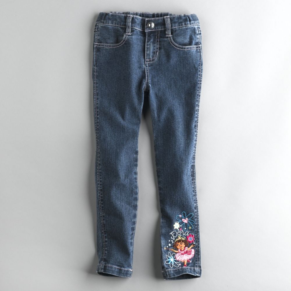 Nickelodeon Girl's Dora the Explorer Skinny Jeans 