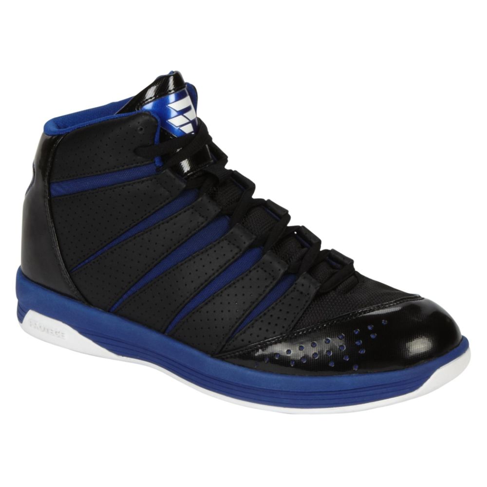 Protege Men's Glide Leather Basketball Sneaker - avail up to size 16 - Black/Blue at Kmart.com