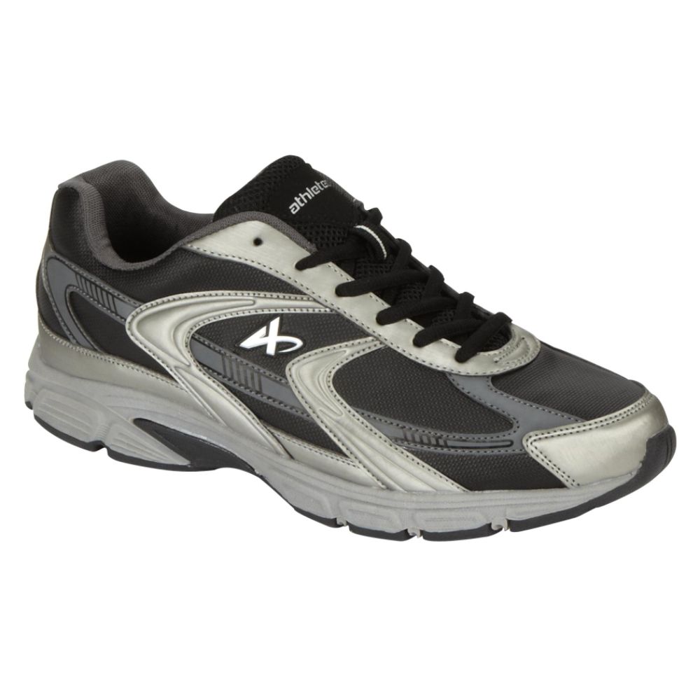Athletech Men's Ath L-Espy Running Shoe Wide Width - Black at Kmart.com