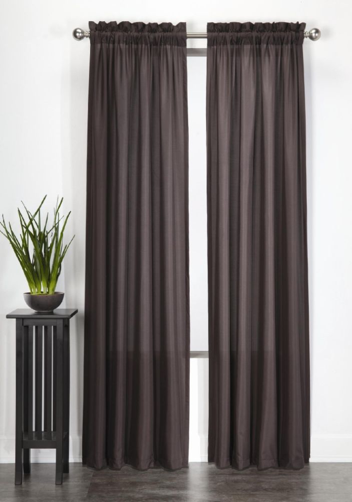 Essential Home Microfiber Panel- Chocolate at Sears.com