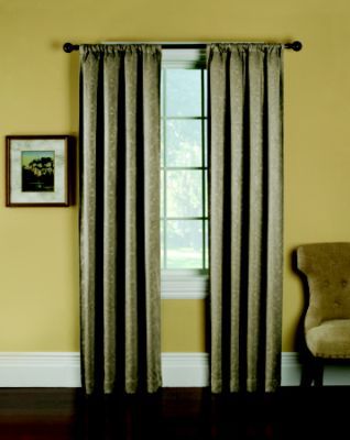 Jaclyn Smith Embossed Symphony Room Darkening Panel - Ivory at Kmart.com