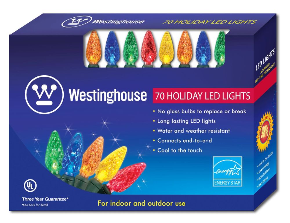 Brite Star Set of 2, 70L C6 MULTI, LED LIGHT