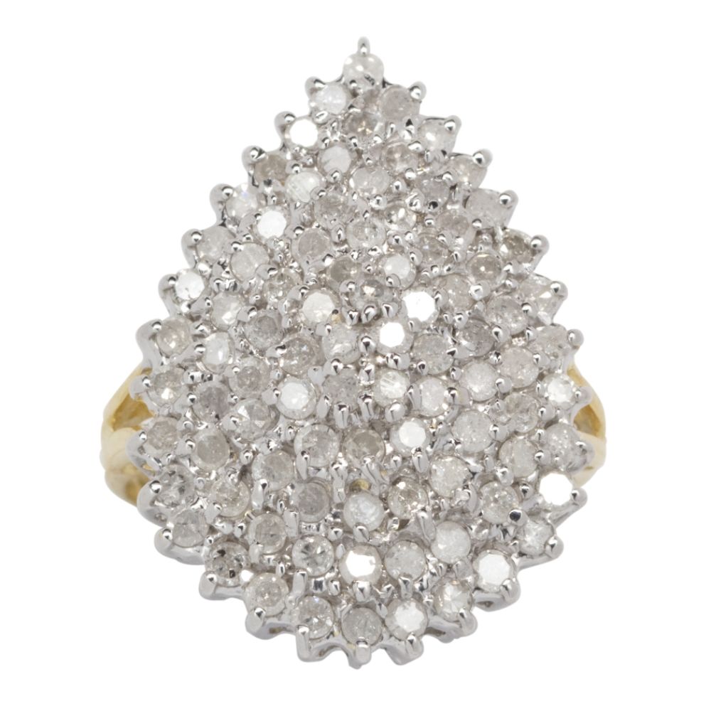 2 cttw Diamond Ring Gold Over Silver at Sears.com