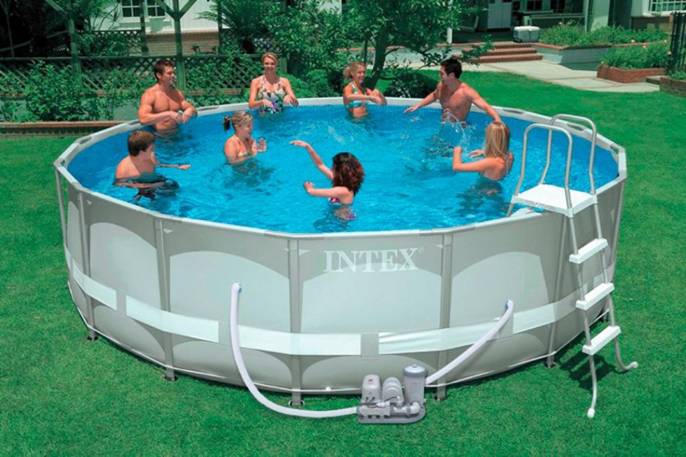 Intex 16' x 48" Ultra Frame Pool with Saltwater System at Kmart.com