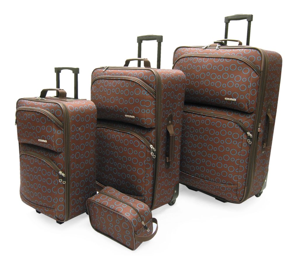 CIAO 4 PC SET BROWN-TEAL PRINT at Sears.com