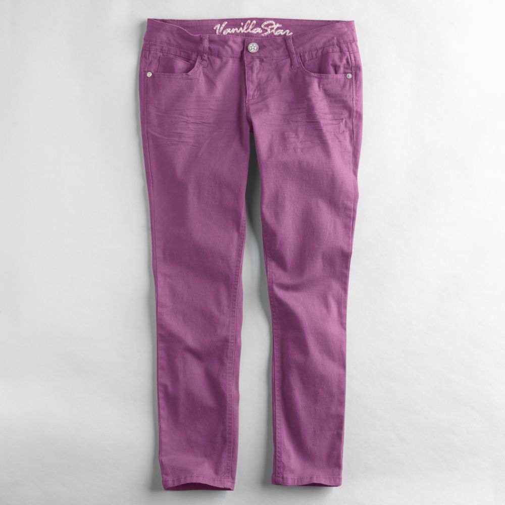 Vanilla Star Junior's Skinny Colored Crop Denim Jeans at Sears.com