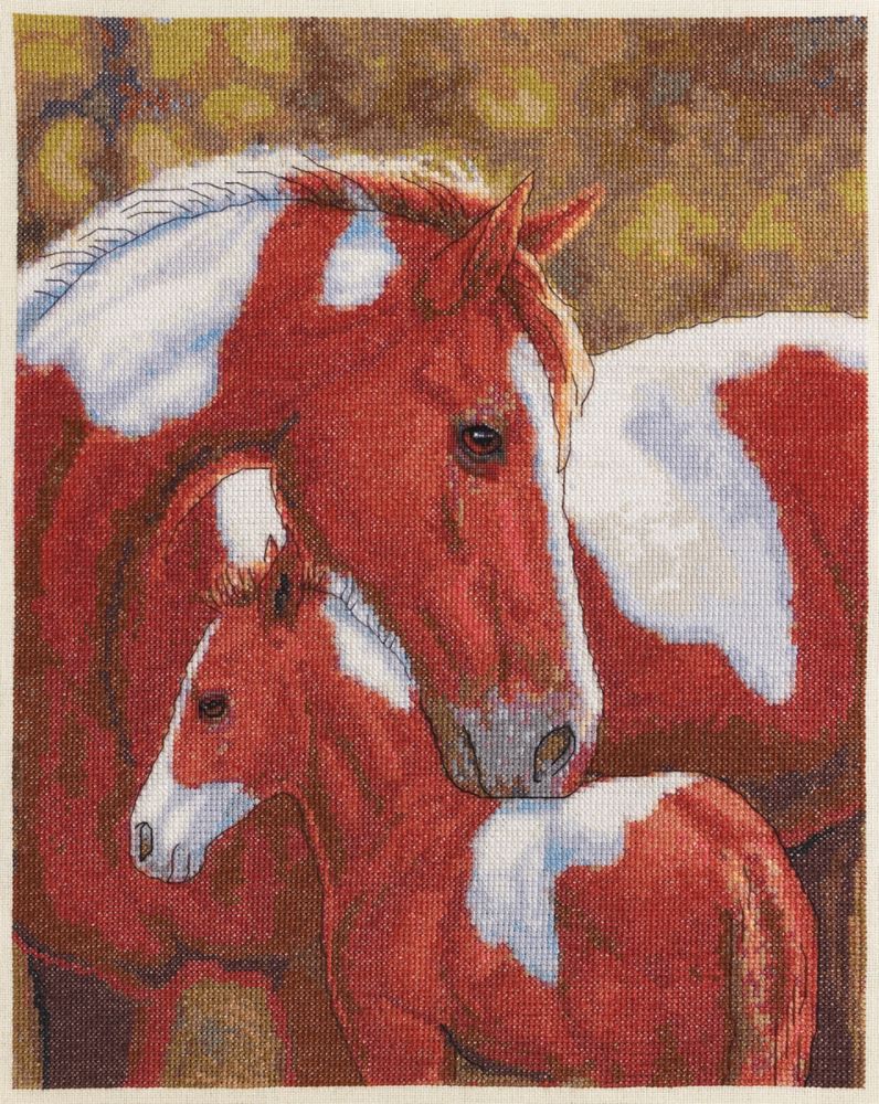 Bucilla Heirloom Collection Colors Of Love Counted Cross Stitch Kit- by 