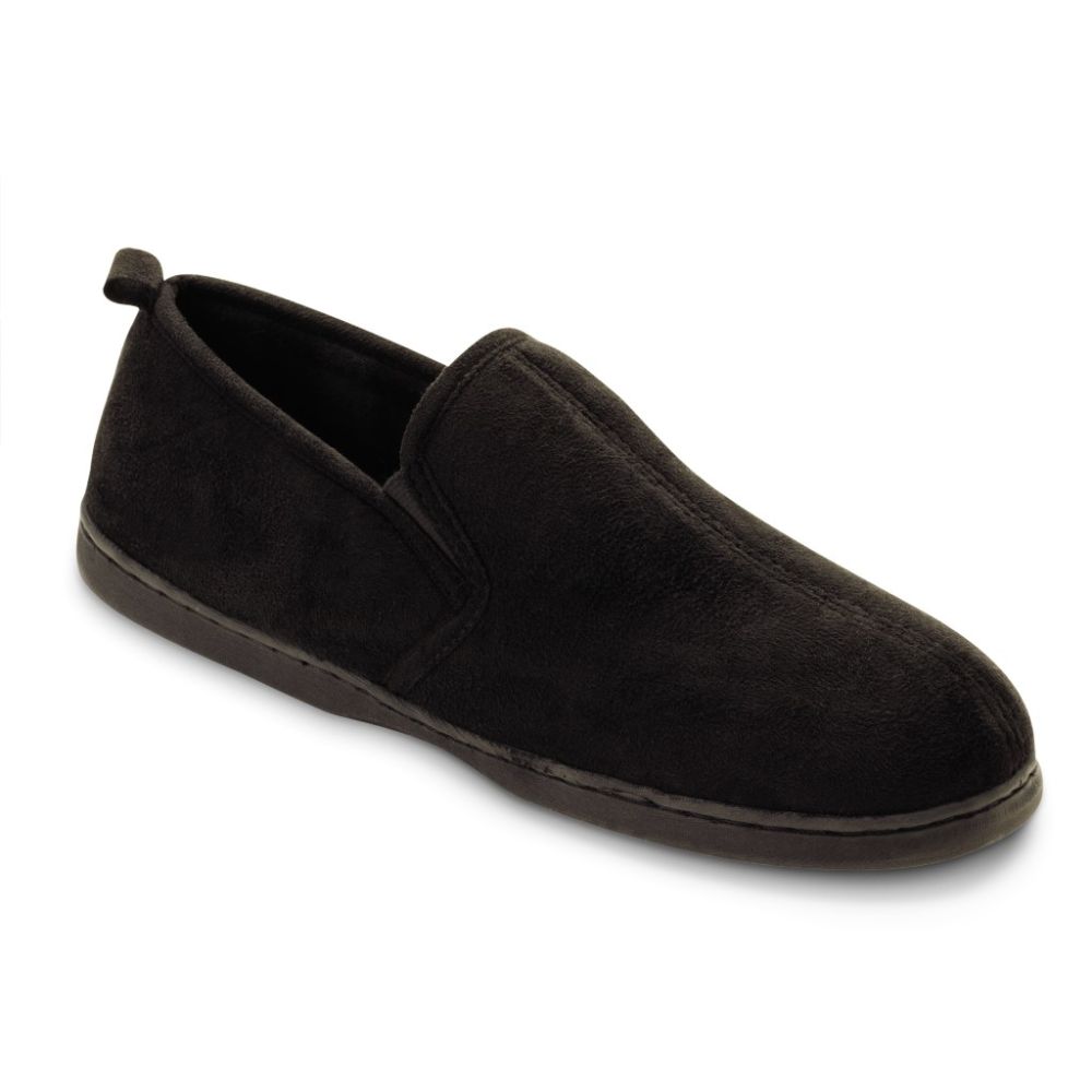 Basic Editions Men's Naj2 Twin Gore Slipper - Black at Kmart.com