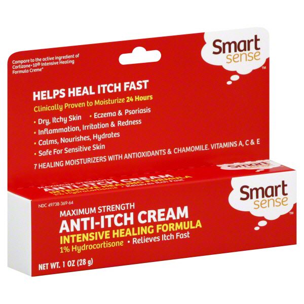 Smart Sense Anti-Itch Cream, Maximum Strength, Intensive Healing Formula, 1% Hydrocortisone, 1 oz at Kmart.com