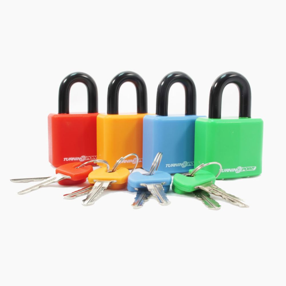Oxford Creek Turning Point Padlock-40Mm Assorted Colors