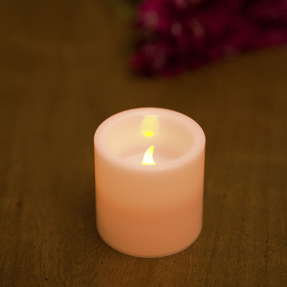 Brite Star b/o 2" led votive candle with orange flickering light at Kmart.com