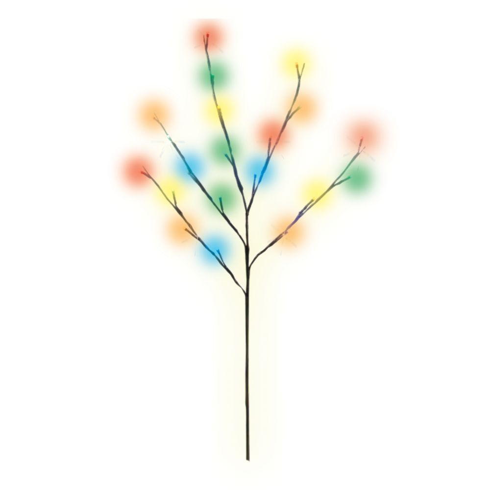 Brite Star 60L MICRO MINI TWIG TREE, MULTI LED, SET OF 3 at Kmart.com