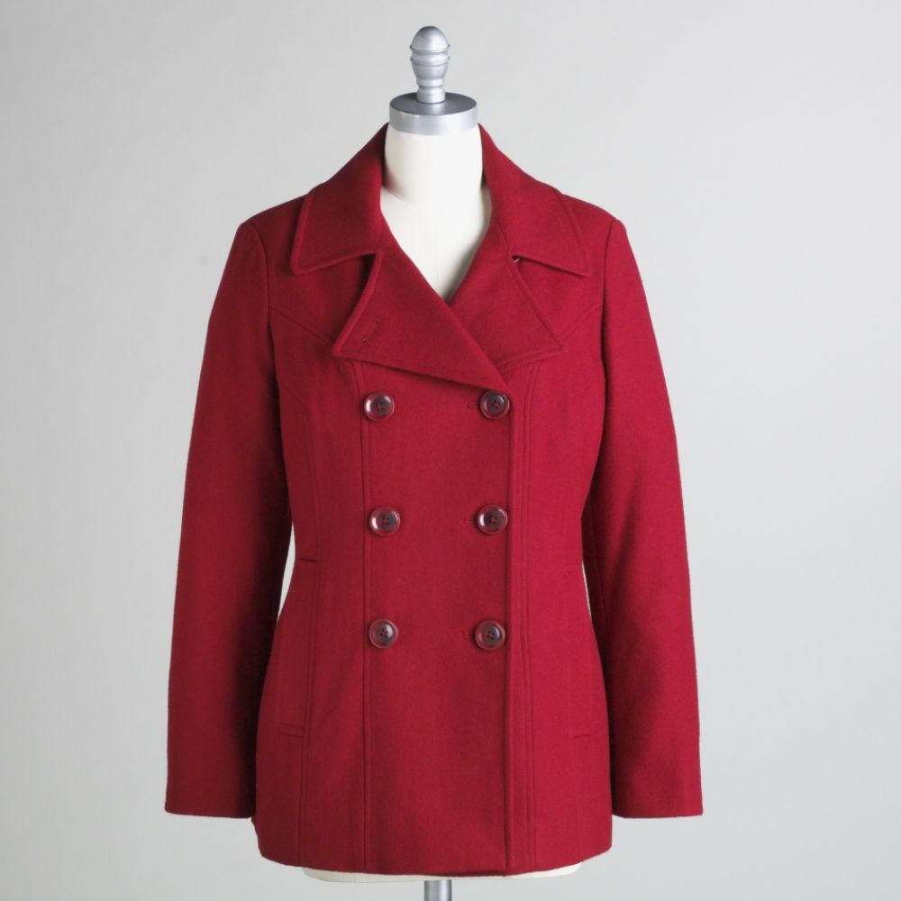 Mystic Women's Double Breasted Peacoat
