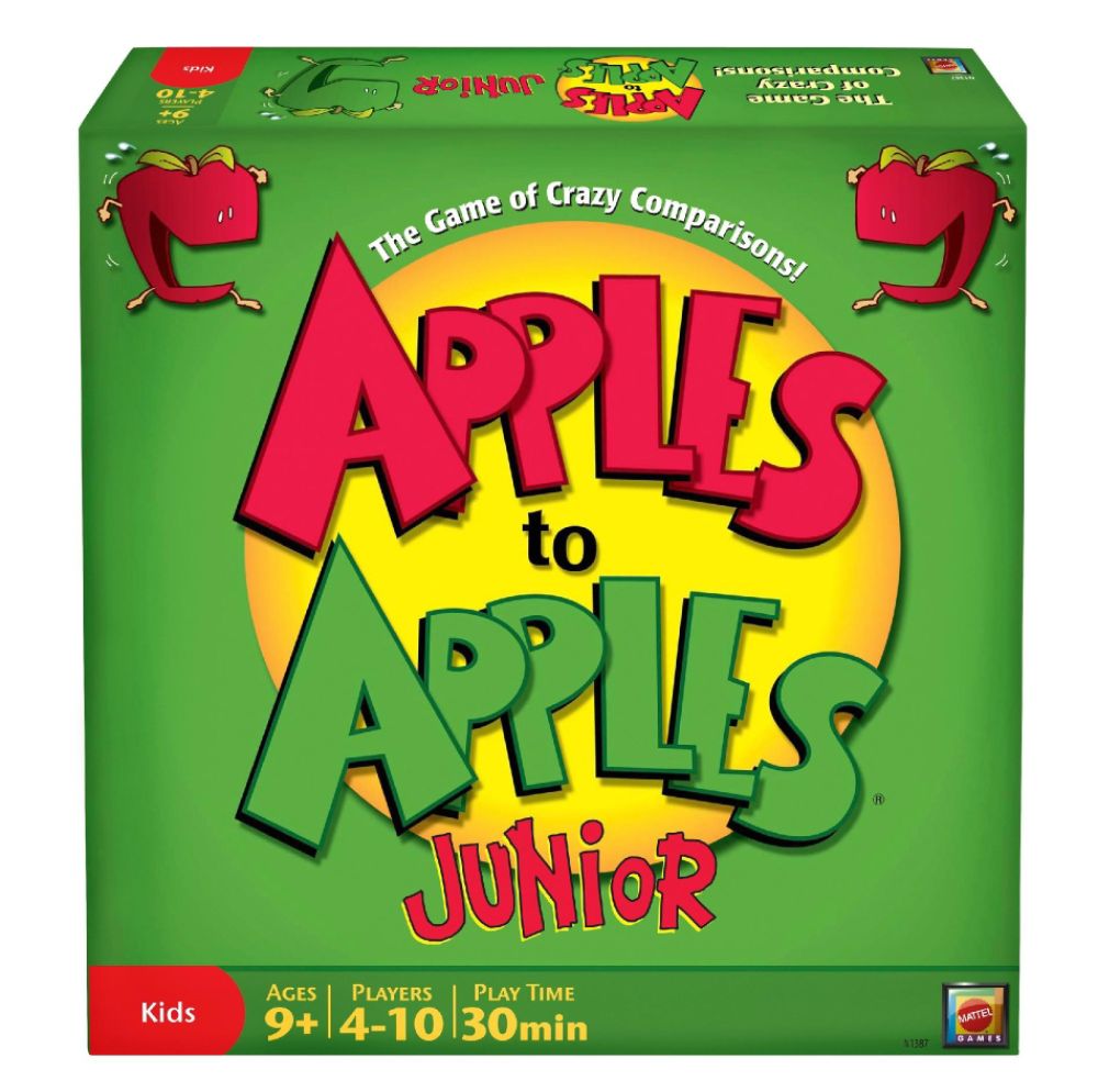Apples to Apples APPLES TO APPLES Junior The Game of Crazy Comparisons!