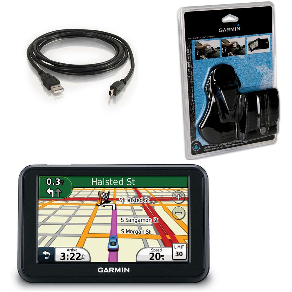 Garmin NUVI40 KIT Nuvi 40 GPS, Carry Case,