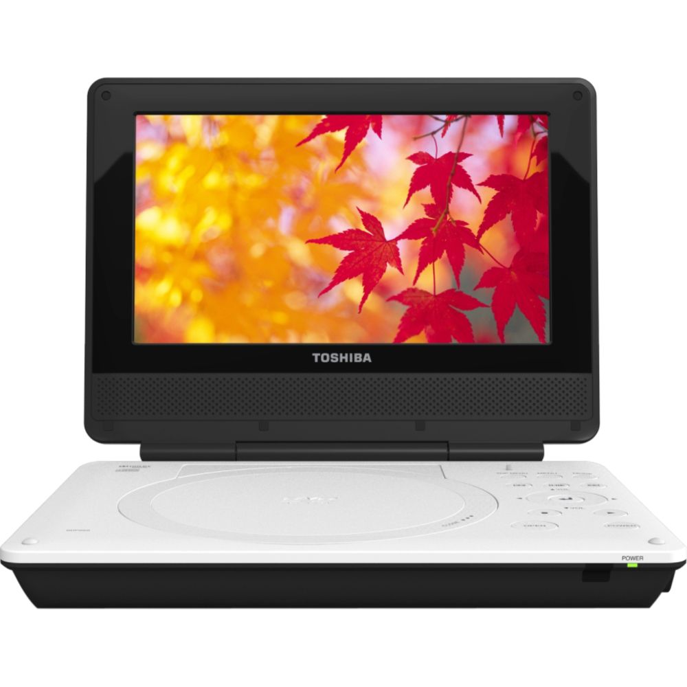 Toshiba SDP95S Portable DVD Player  9" Display  Black, White