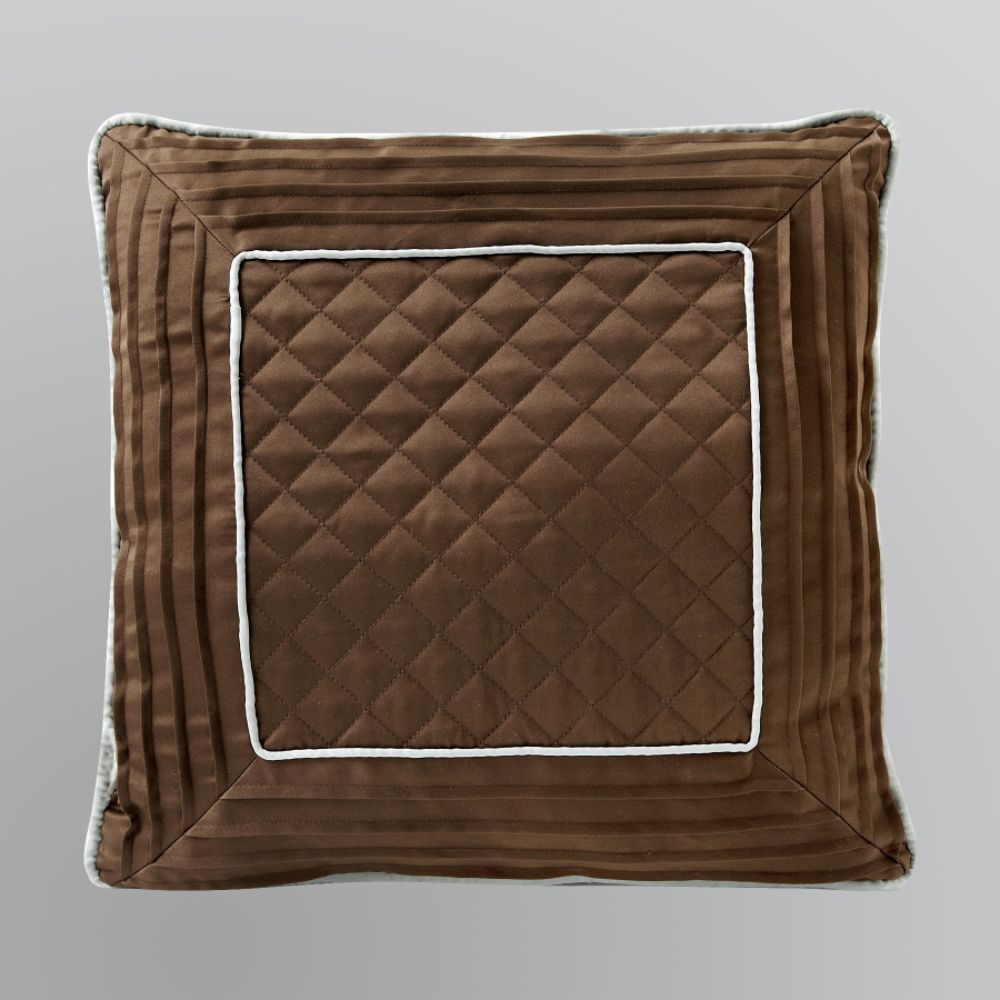 Gramercy Park Frieda 18 Square Decorative Pillow - Chocolate at Sears.com