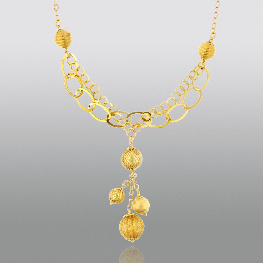 Romanza Orbit Y Necklace set in Gold Bronze at Sears.com