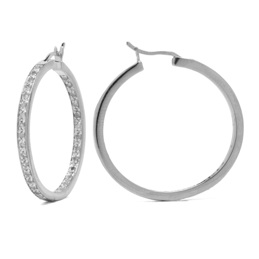 1/2cttw Diamond Earring Sterling Silver